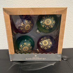 Handcrafted Glass Ornament Set